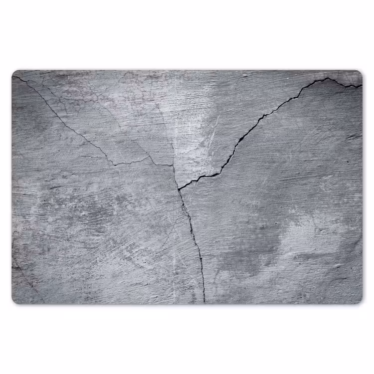 Beton - Grijs - Scheur Placemat vinyl groot -zzsfeer1_Kitchenyeah-website