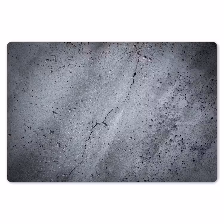 Beton - Grijs - Scheur Placemat vinyl groot -zzsfeer1_Kitchenyeah-website