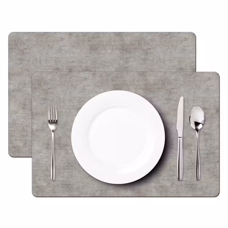 Beton - Oud - Grijs - Patronen Placemat vinyl groot 368 -zzsfeer2_Kitchenyeah-website