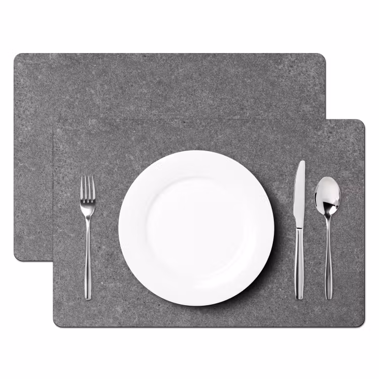 Beton - Patronen - Cement - Vintage - Textuur - Rustiek Placemat vinyl groot -zzsfeer2_Kitchenyeah-website