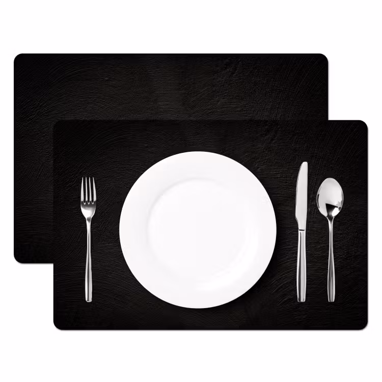 Beton print - Industrieel - Zwart Placemat vinyl groot -zzsfeer2_Kitchenyeah-website