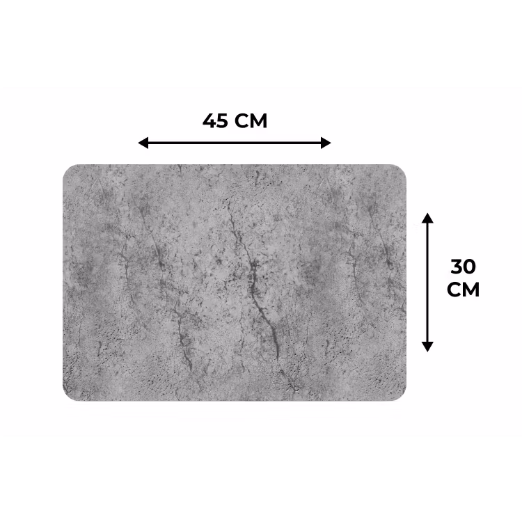 Beton - Muur - Industrieel - Patronen Placemat vinyl groot 368 -specs