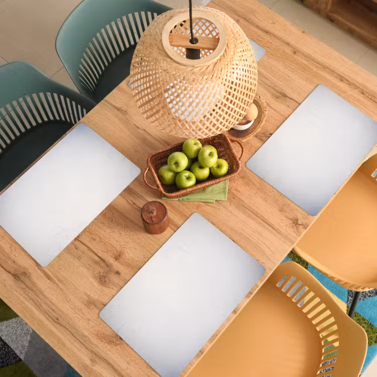 Beton - Wit - Modern Placemat vinyl groot -zzsfeer5_Kitchenyeah-website