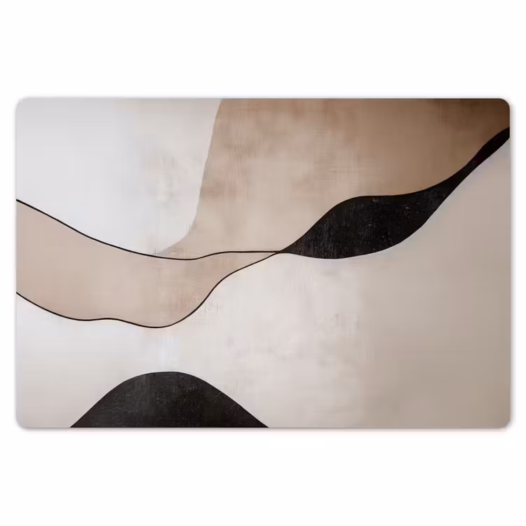 Contourlijnen - Abstracte landschap Placemat vinyl groot -zzsfeer1_Kitchenyeah-website