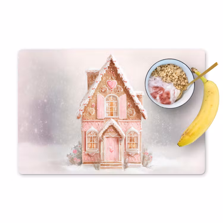 Huisje - Suiker - Pastel Placemat vinyl groot -zzzproduct_Kitchenyeah-website