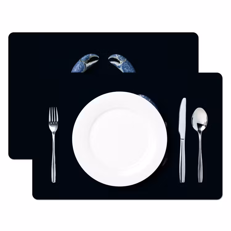 Krab - Delfts blauw - Dieren Placemat vinyl groot -zzsfeer2_Kitchenyeah-website