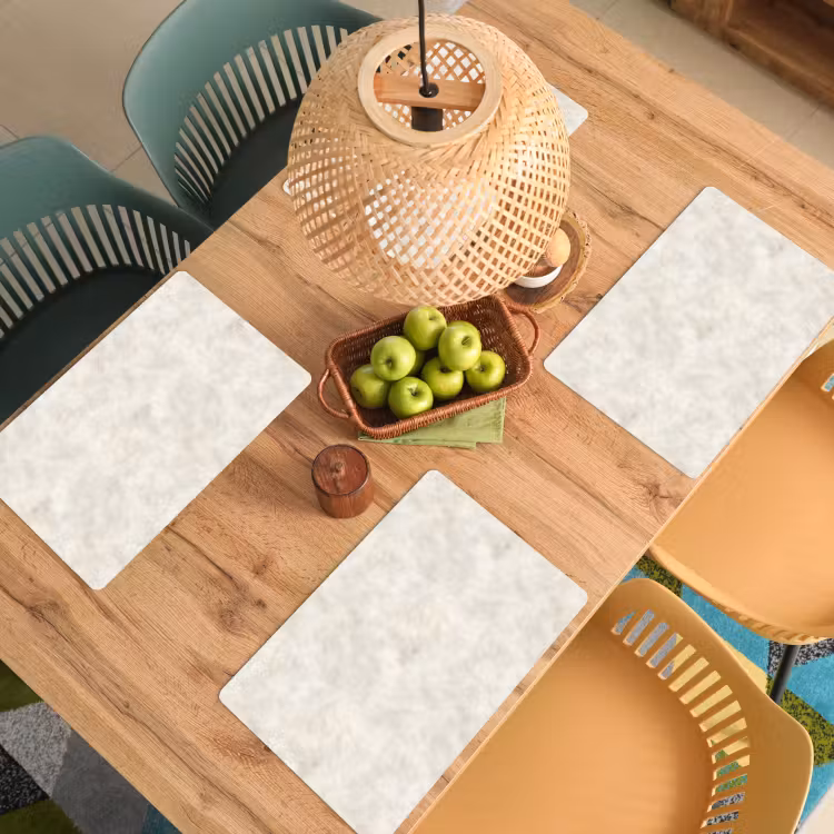 Crèmebeige - Marmer - Aders Placemat vinyl groot 368 -zzsfeer5_Kitchenyeah-website