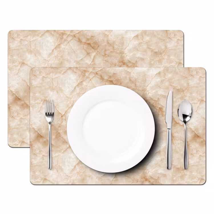 Kristalstructuur - Bruin - Marmer Placemat vinyl groot 368 -zzsfeer2_Kitchenyeah-website