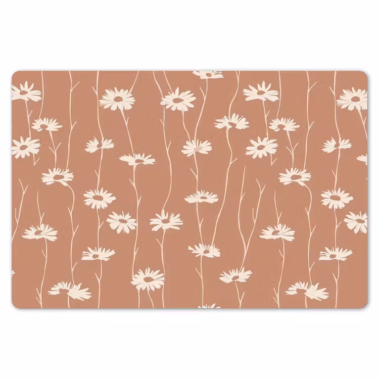 Madeliefjes - Subtiel - Terracotta Placemat vinyl groot 368 -zzsfeer1_Kitchenyeah-website
