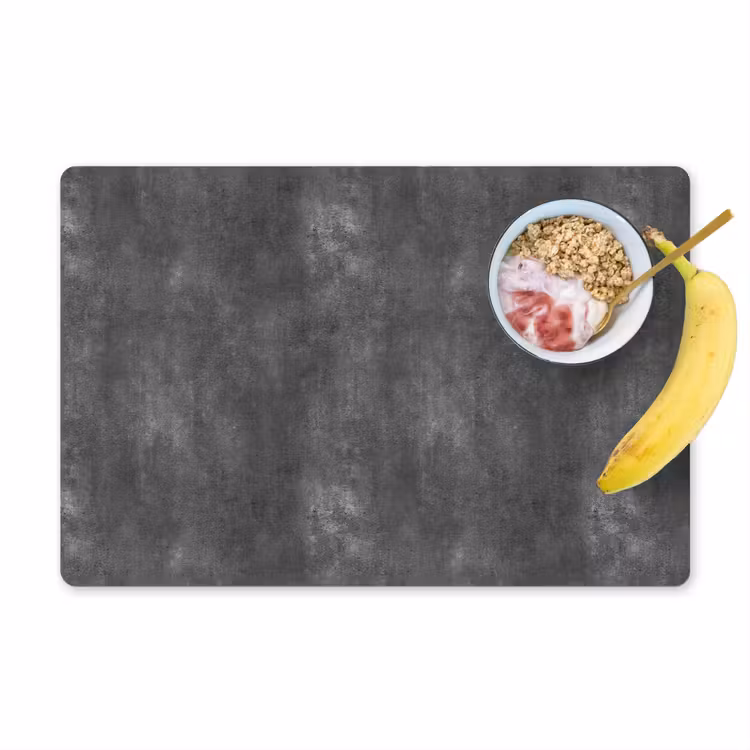 Donkergrijs - Ruw - Beton Placemat vinyl groot 368 -zzzproduct_Kitchenyeah-website