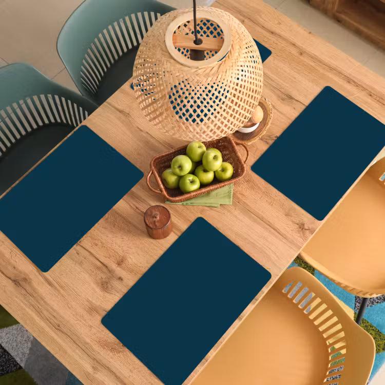 Dark - Indigo - Blauw Placemat vinyl groot 368 -zzsfeer5_Kitchenyeah-website