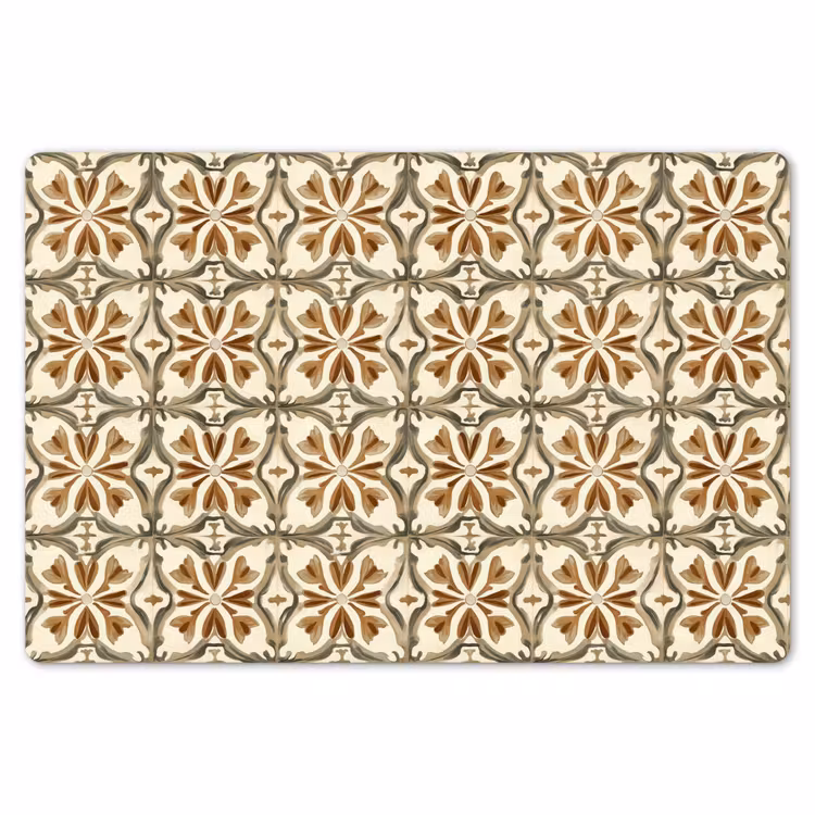 Siertegel - Patroon - Bruin Placemat vinyl groot 368 -zzsfeer1_Kitchenyeah-website