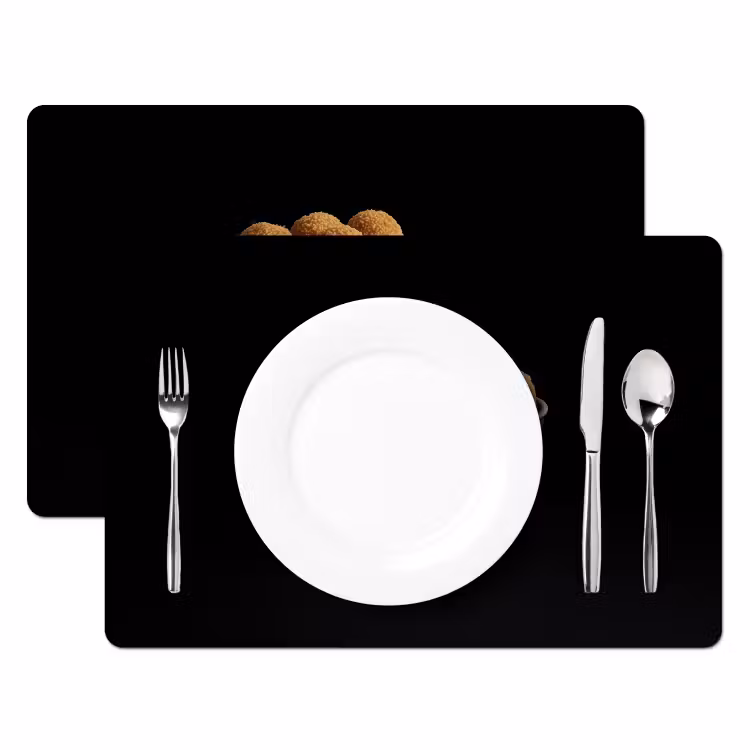 Delfts blauw - Bitterballen - Holland - Schaal Placemat vinyl groot -zzsfeer2_Kitchenyeah-website