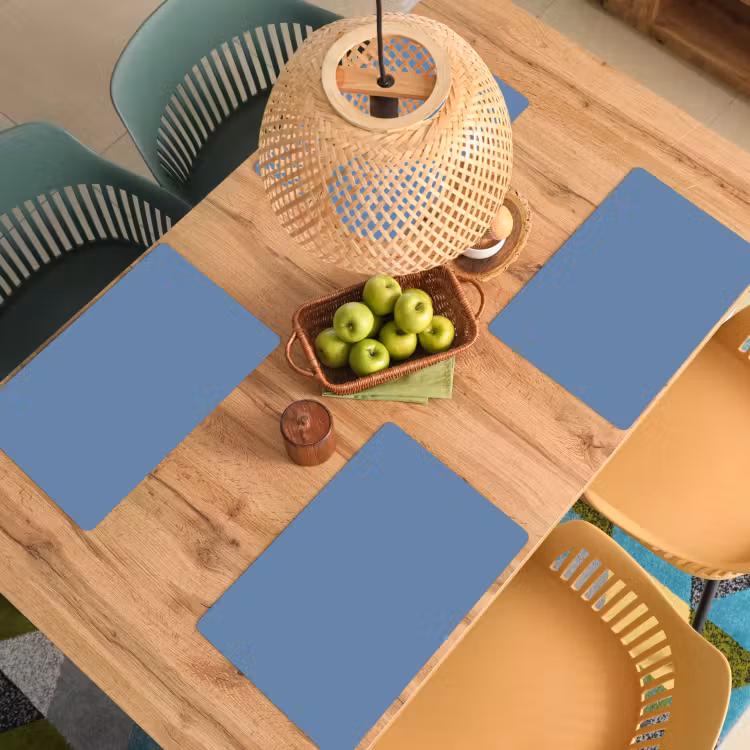 Denim - Breeze - Blauw Placemat vinyl groot 368 -zzsfeer5_Kitchenyeah-website