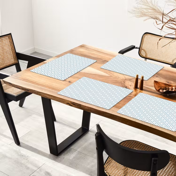 Design - Geometrie - Patroon - Groen Placemat vinyl groot 368 -zzsfeer4_Kitchenyeah-website