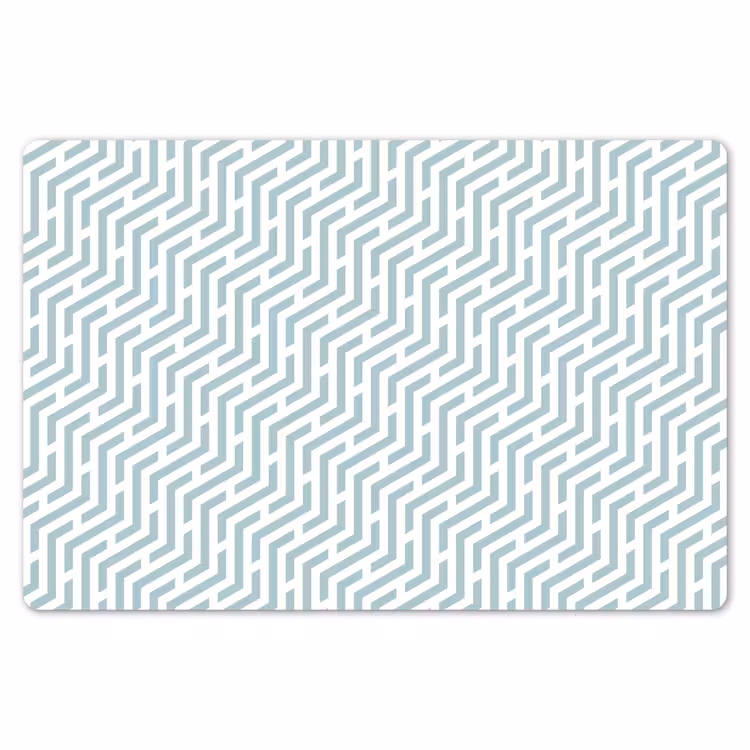 Design - Geometrie - Patroon - Groen Placemat vinyl groot 368 -zzsfeer1_Kitchenyeah-website