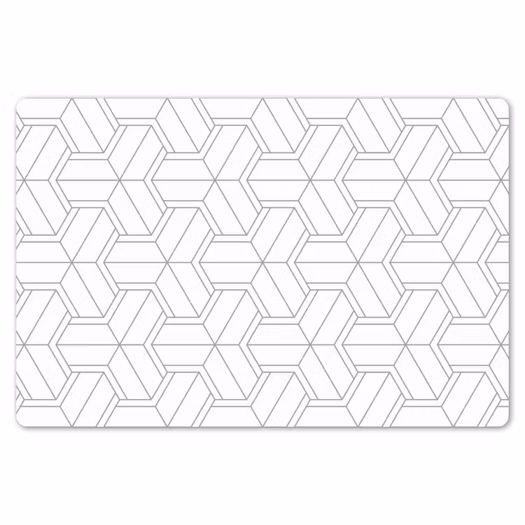 Design - Geometrie - Patroon - Lijn Placemat vinyl groot 368 -zzsfeer1_Kitchenyeah-website