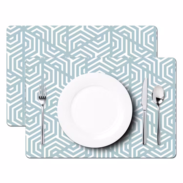Design - Geometrie - Patroon - Driehoek Placemat vinyl groot 368 -zzsfeer2_Kitchenyeah-website