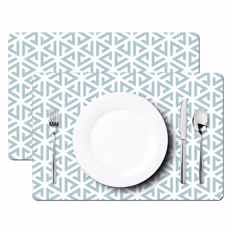 Design - Geometrie - Patroon - Driehoek Placemat vinyl groot 368 -zzsfeer2_Kitchenyeah-website