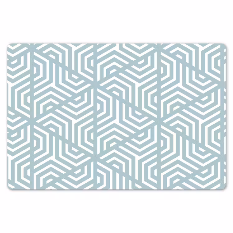 Design - Geometrie - Patroon - Driehoek Placemat vinyl groot 368 -zzsfeer1_Kitchenyeah-website