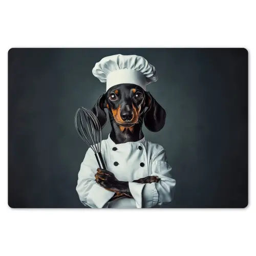 Hond - Garde - Kok Placemat vinyl groot -zzsfeer1_Kitchenyeah-website