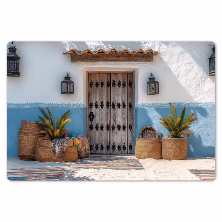 Deur - Manden - Planten Placemat vinyl groot -zzsfeer1_Kitchenyeah-website