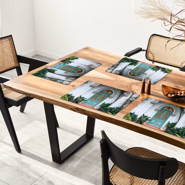 Deur - Patronen - Planten Placemat vinyl groot -zzsfeer4_Kitchenyeah-website