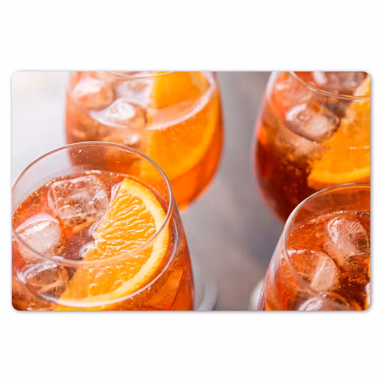 Drank - Sinaasappel - IJs - Zomer - Oranje Placemat vinyl groot -zzsfeer1_Kitchenyeah-website