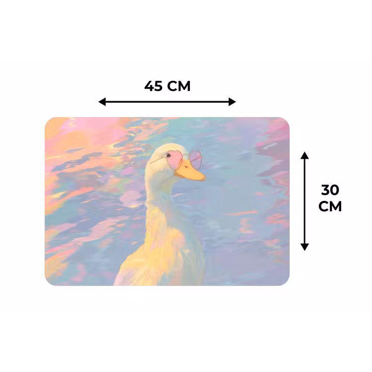 Eend - Zonnebril - Water Placemat vinyl groot -specs