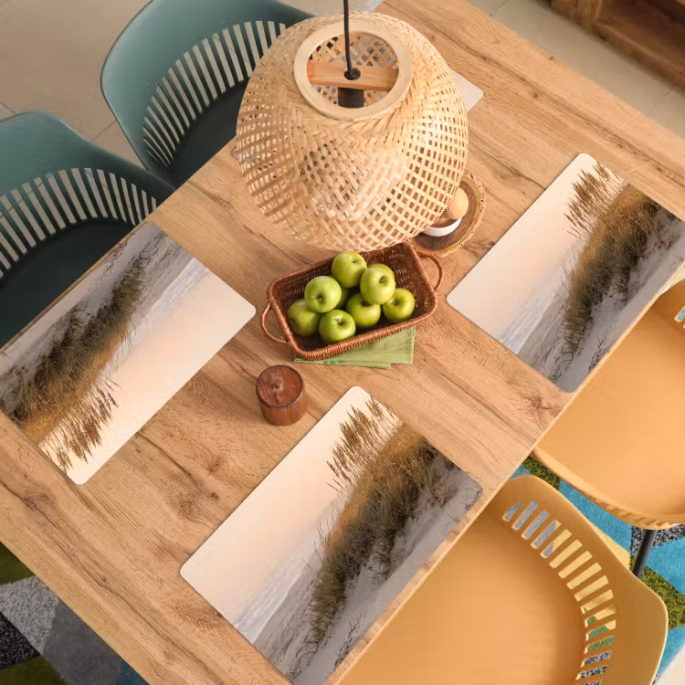 Duinlandschap - Zonsondergang - Strand Placemat vinyl groot -zzsfeer5_Kitchenyeah-website
