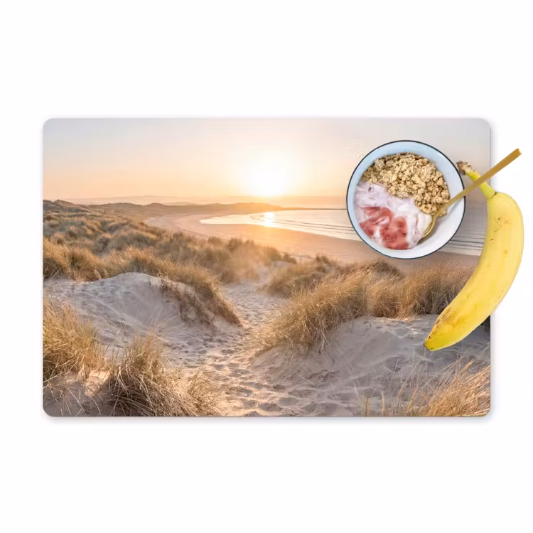 Duinen - Strand - Zee Placemat vinyl groot -zzzproduct_Kitchenyeah-website