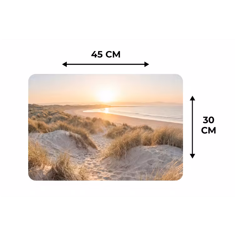 Duinen - Strand - Zee Placemat vinyl groot -specs