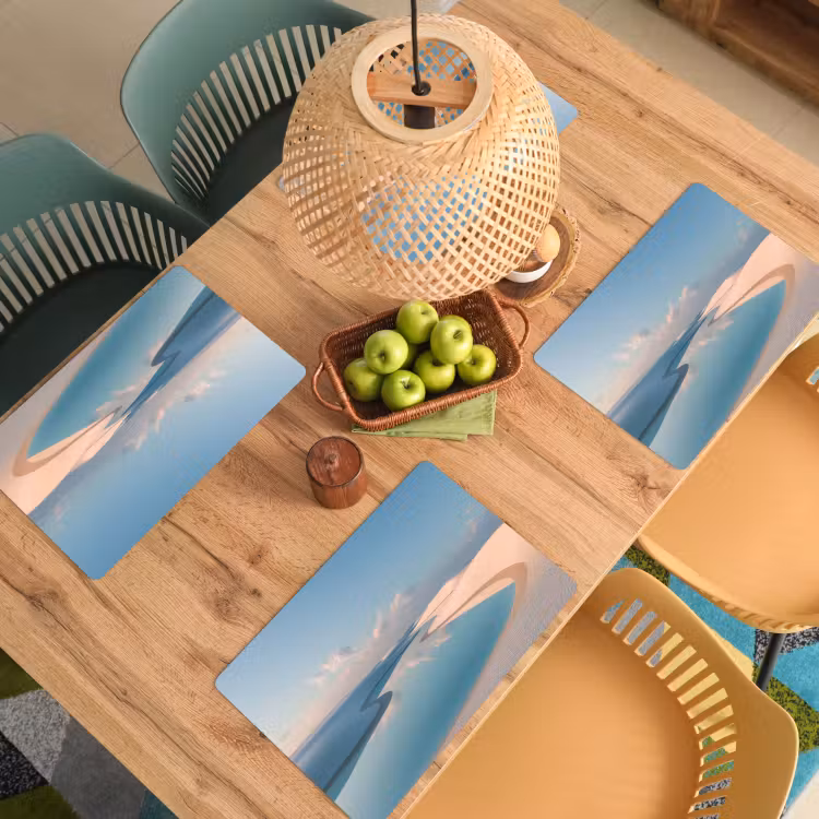 Duinen - Waterplas - Oneindige rust Placemat vinyl groot -zzsfeer5_Kitchenyeah-website