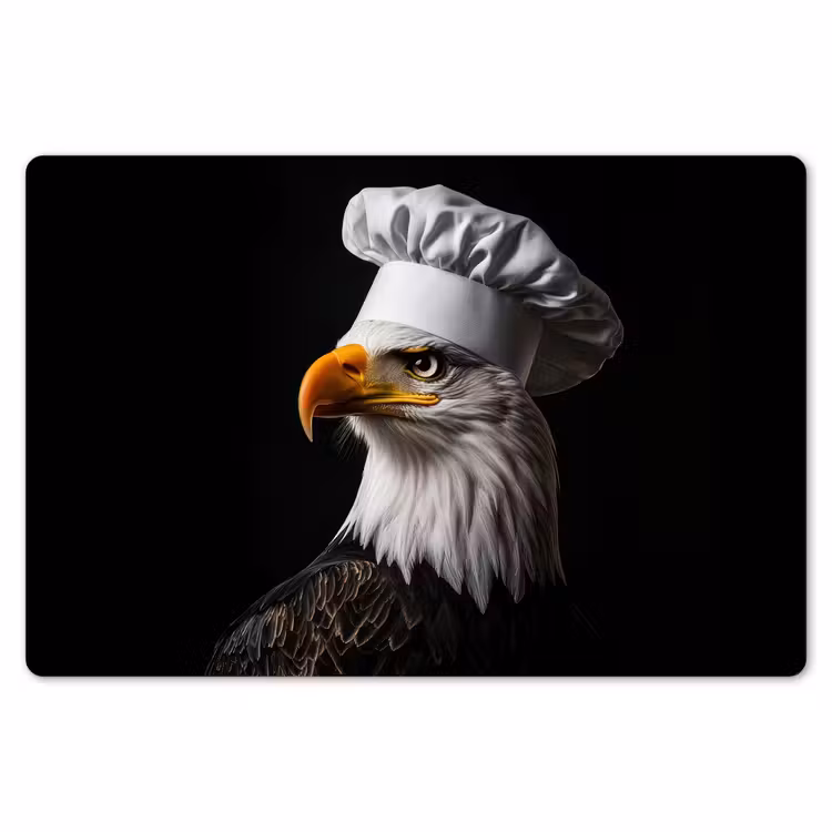 Arend -Amerika - Koksmuts - Vogel - Stoer Placemat vinyl groot -zzsfeer1_Kitchenyeah-website