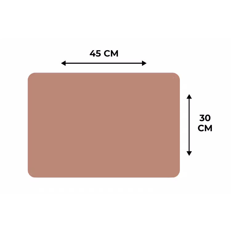 Earthy - Blusher - Roze Placemat vinyl groot 368 -specs