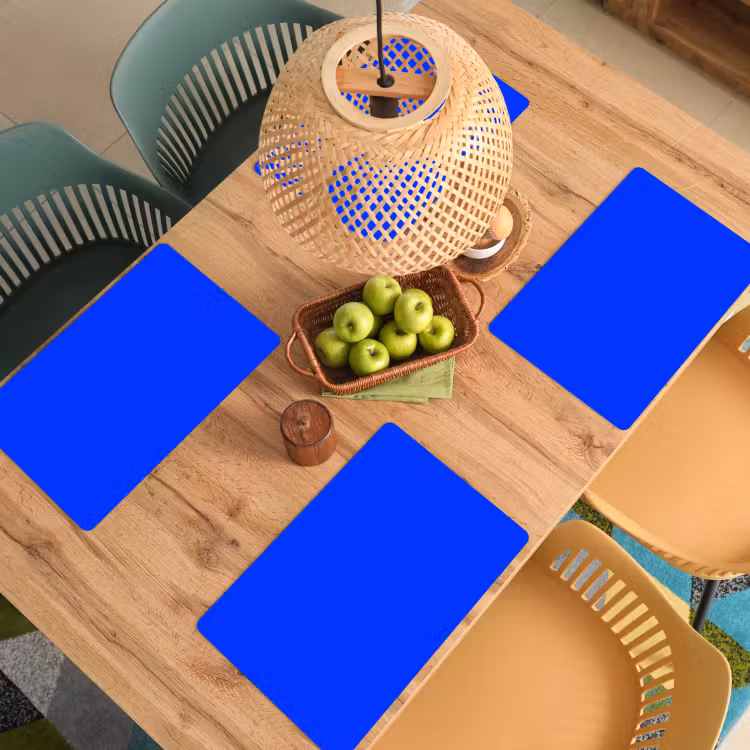 Electric - Blue - Blauw Placemat vinyl groot 368 -zzsfeer5_Kitchenyeah-website