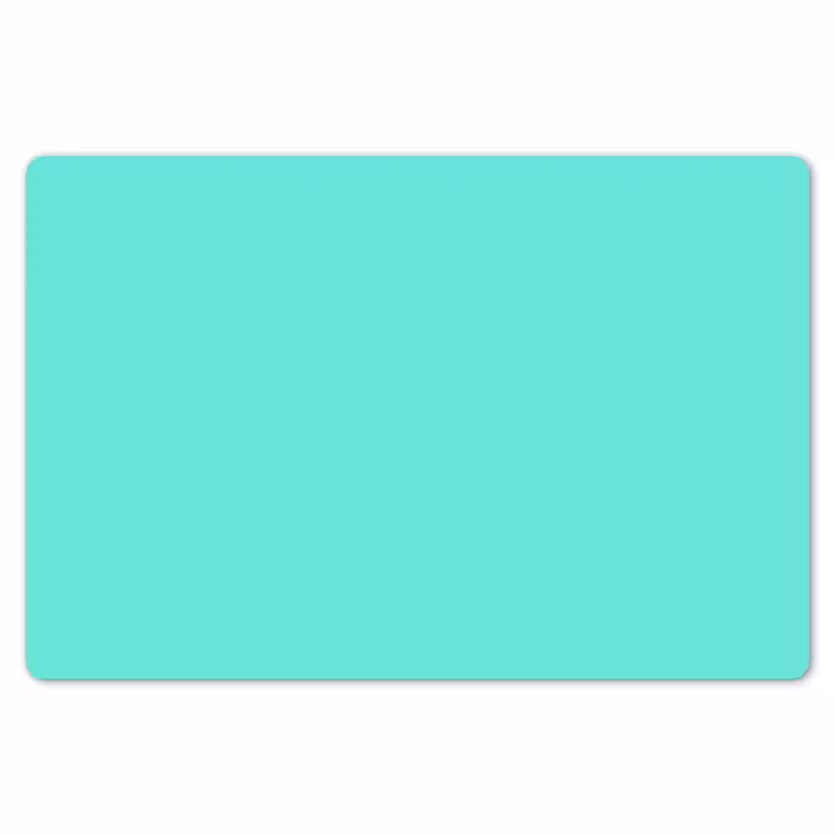Electric - Cyan - Turkoois Placemat vinyl groot 368 -zzsfeer1_Kitchenyeah-website