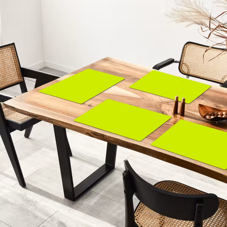 Electric - Lemon - Geel Placemat vinyl groot 368 -zzsfeer4_Kitchenyeah-website