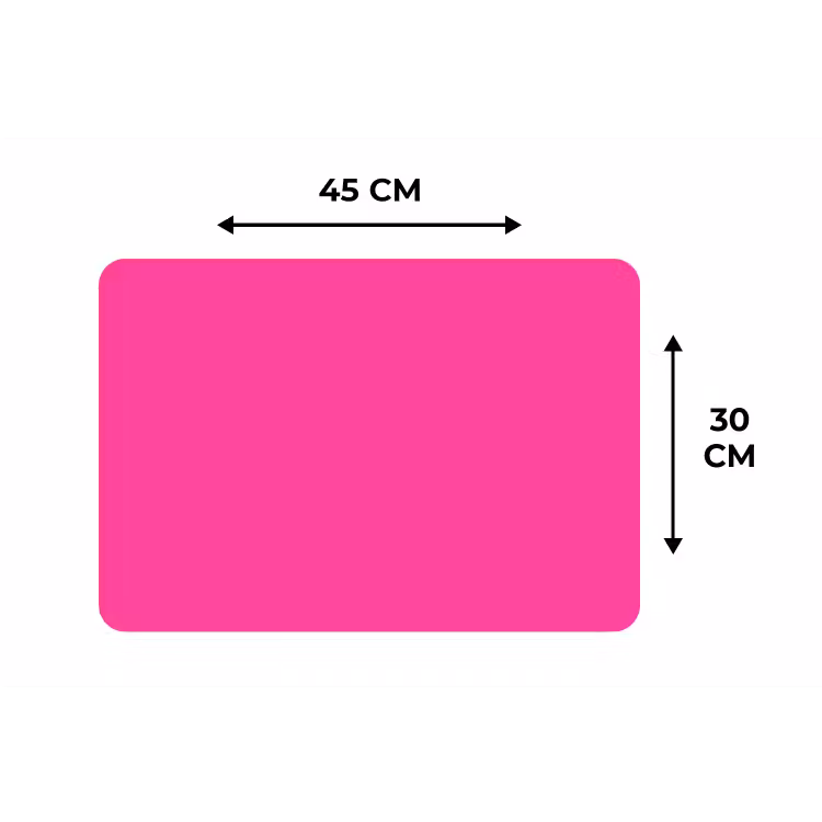 Electric - Magenta - Roze Placemat vinyl groot 368 -specs