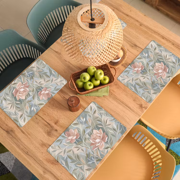 Elegant - Romantiek - Roze Placemat vinyl groot -zzsfeer5_Kitchenyeah-website