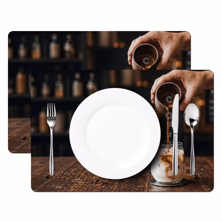 Espresso - Melk - Café Placemat vinyl groot -zzsfeer2_Kitchenyeah-website