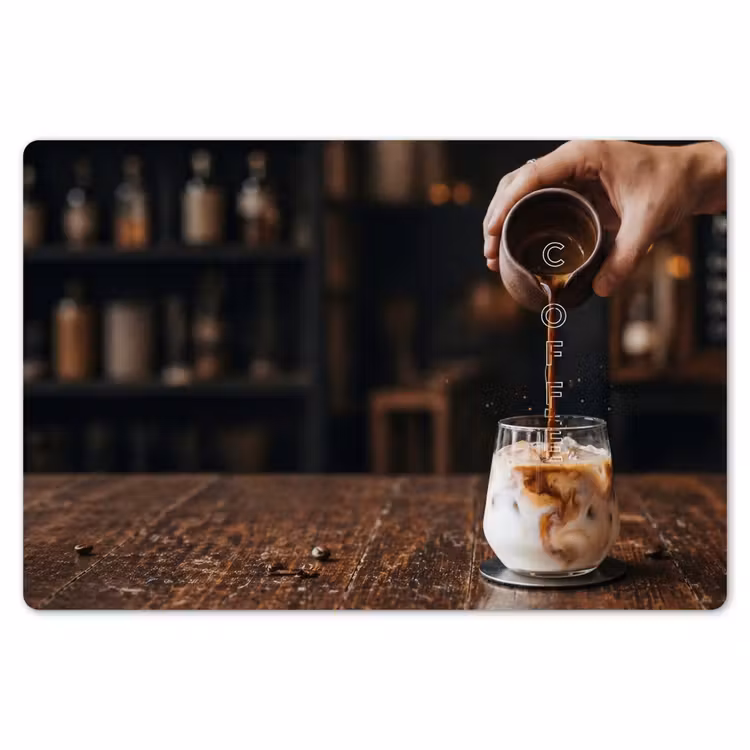Espresso - Melk - Café Placemat vinyl groot -zzsfeer1_Kitchenyeah-website