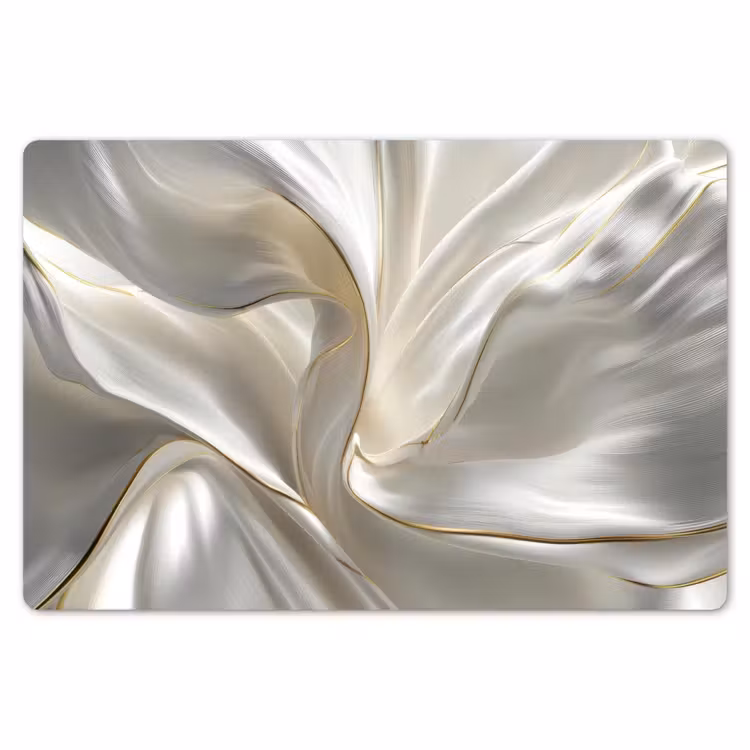 Stof - Plooien - Goud Placemat vinyl groot -zzsfeer1_Kitchenyeah-website