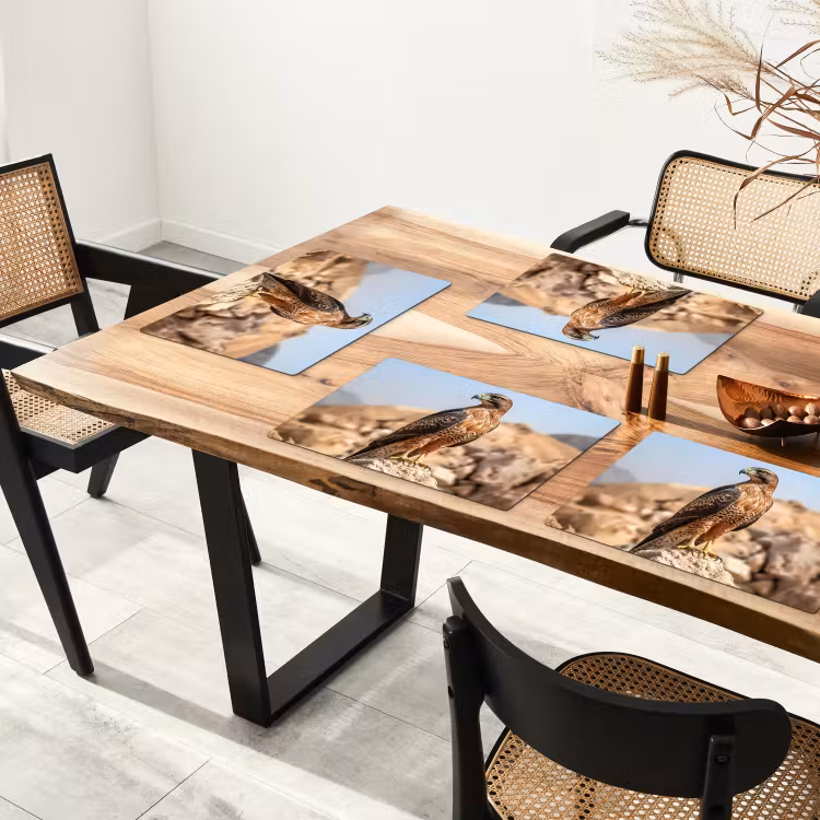 Valk - Vogel - Rots - Macht Placemat vinyl groot -zzsfeer4_Kitchenyeah-website