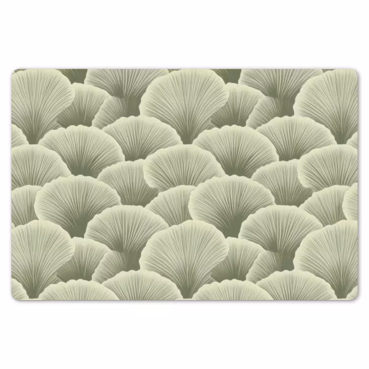 Waaier - Blad - Groen Placemat vinyl groot 368 -zzsfeer1_Kitchenyeah-website