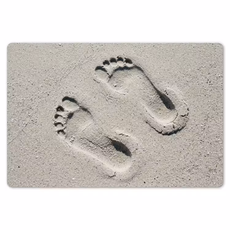 Voeten - Zand - Zee Placemat vinyl groot -zzsfeer1_Kitchenyeah-website