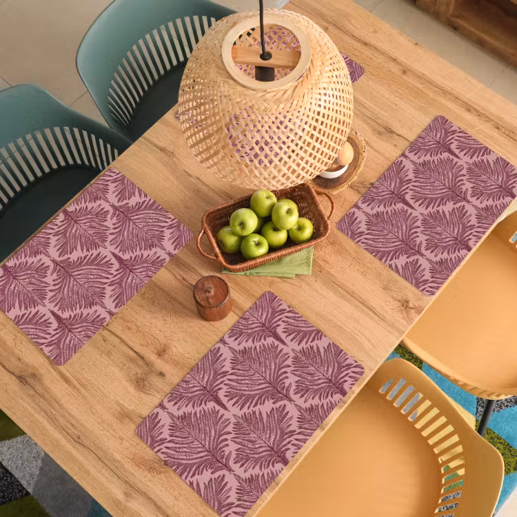 Varen - Patroon - Paars Placemat vinyl groot 368 -zzsfeer5_Kitchenyeah-website
