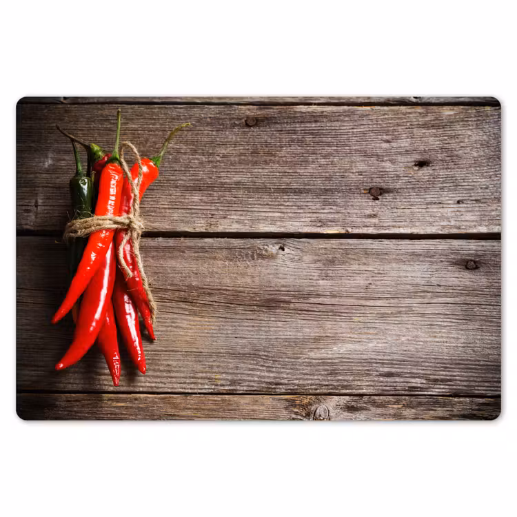 Vurige Chili Knopen Placemat vinyl groot -zzsfeer1_Kitchenyeah-website