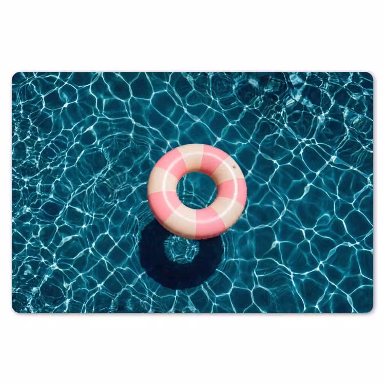 Drijvend - Zwemband - Water Placemat vinyl groot -zzsfeer1_Kitchenyeah-website