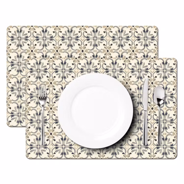 Floraal - Patroon - Kleurrijk Placemat vinyl groot 368 -zzsfeer2_Kitchenyeah-website